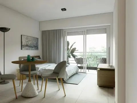 Departamento 2 ambientes con 1 baño