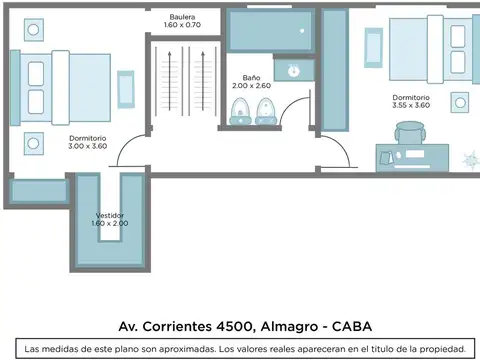 Departamento en Venta de 3 ambientes