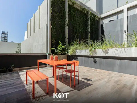 Departamento en venta ambiente y medio con terraza en Vona Maure I Chacarita a estrenar.