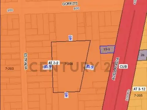 Lote apto desarrollos - Frente 10 metros - Arroyito