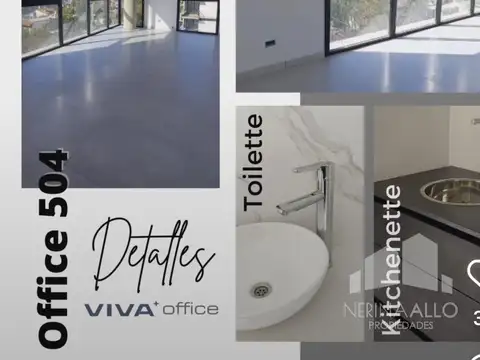 Oficina Monoambiente con 1 baño