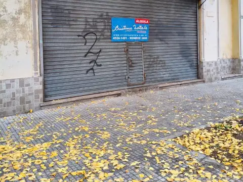 Local 75 mt. Depósito.8 mt ancho.Sin expensas.Persiana.