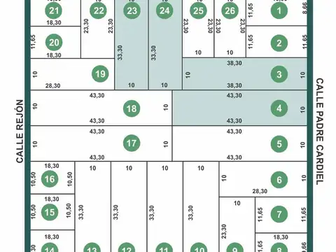 Terreno en Venta de 383,0 m2