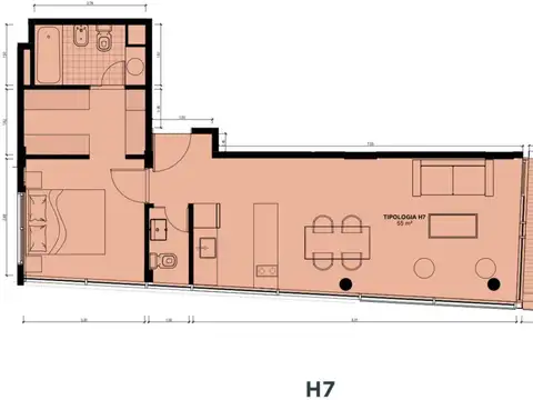 Departamento en Venta Apto profesional