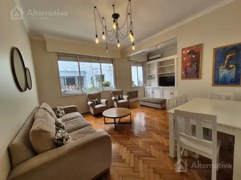 Departamento Alquiler Temporario Mensual Amoblado Recoleta 3 Amb