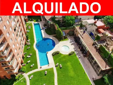 ALQUILADO. Av. del Libertador 8500. Departamento 3 ambientes en Jardines del Libertador. Dos Cocheras. Vista al
