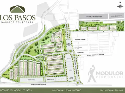 4 Lotes en Venta en Los Pasos III Fisherton – Manzana K – Desde USD 84.000
