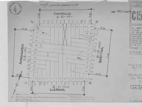 Terreno en Venta 37,06  mts Fondo