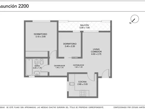 Departamento en Venta al Noreste