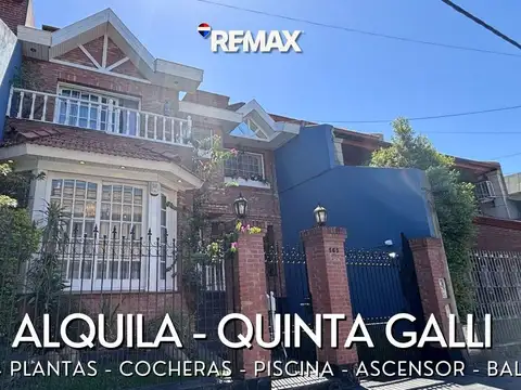 ALQUILER CASA 4 PLANTAS GARAJE PISCINA CRUCECITA