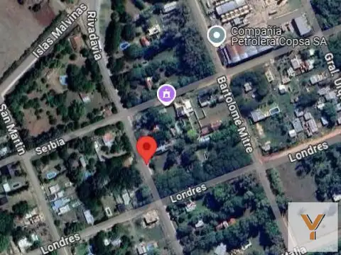 Terreno venta - 20x31,34mts -626mts2 totales - Villars