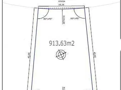Terreno en Venta de 913,0 m2