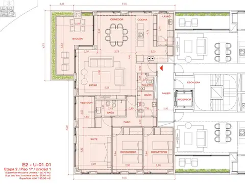 Departamento 3 dormitorios en venta Aldea Dockgarden