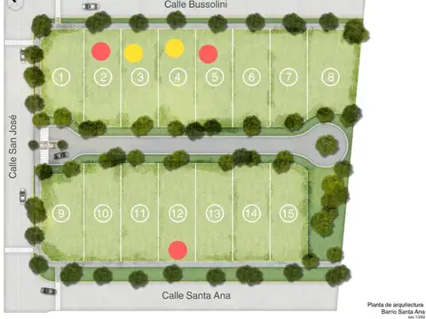 San Jose entre Bussolini y Santa Ana