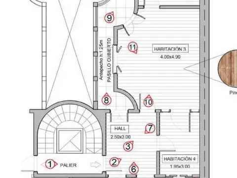 Departamento 7 ambientes con 2 baños