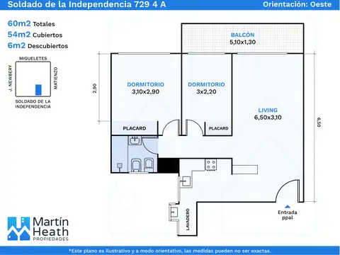 Soldado De La Independencia 700, Piso 4