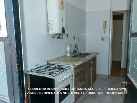 Departamento 3 ambientes con 1 baño