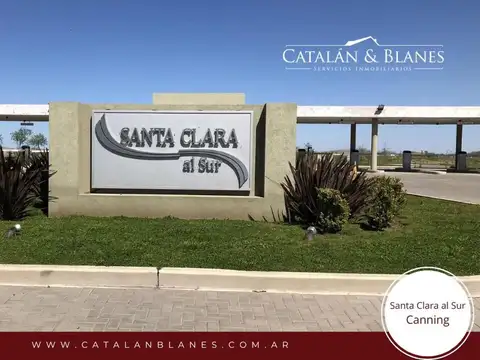 CANNING- LOTE AL LAGO SANTA CLARA AL SUR