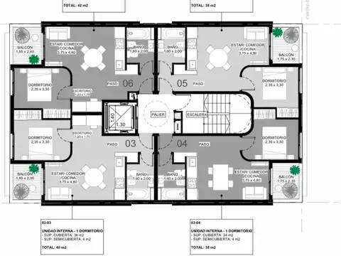 Departamento en Venta de 1 dormitorio