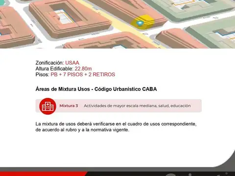 Terreno en Venta en Villa Urquiza, USD 830.000
