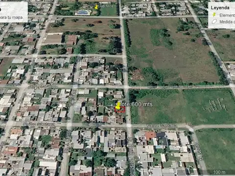Amplio terreno de 600 mts2 en venta con casa a reciclar.