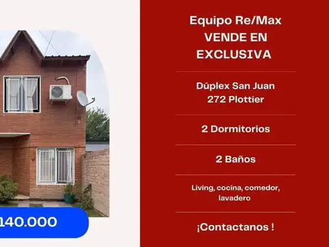 VENTA Duplex San Juan 272 Plottier