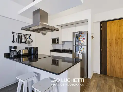 Departamento 2 ambientes con 2 baños