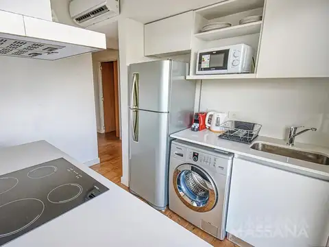 Departamento 2 ambientes con 2 baños