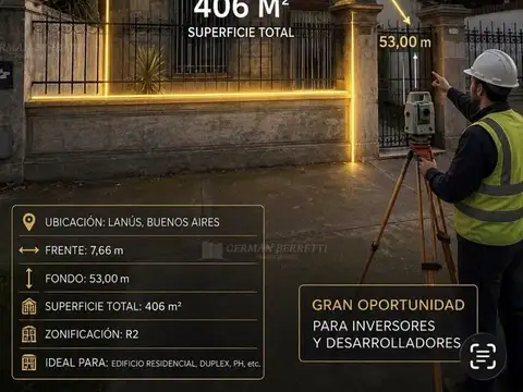 Terreno Lote  en Venta en Lanús Este, Lanús, G.B.A. Zona Sur