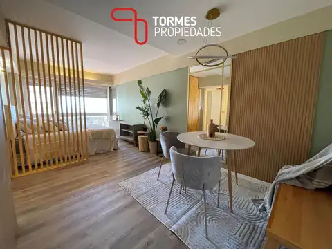 RESERVADO Departamento 1 ambiente con balcón y vista lateral al mar en el Centro - Mar del Plata