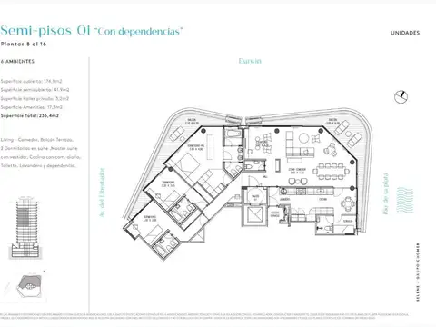 Departamento en Venta de 4 ambientes