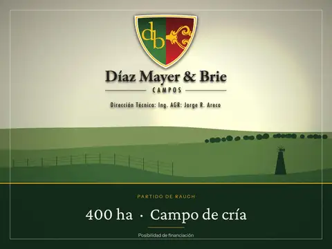 Campo en venta a 5km ruta N°30 y 240km de CABA
