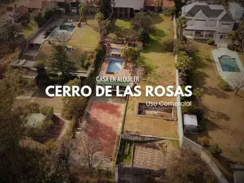 Alquiler Comercial. Casa En B° Cerro De Las Rosas.