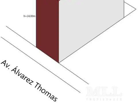 Terreno en Venta 8  mts Frente