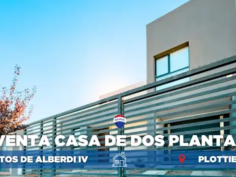VENTA CASA 4 HAB.-ALTOS DE ALBERDI IV PLOTTIER