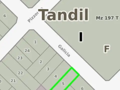 Lote en la elena con agua corriente,gas y electricida Tandil