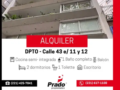 DPTO DOS DORMITORIOS CON BALCÓN