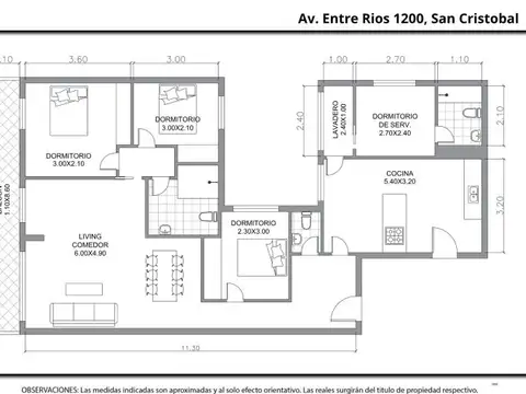 Departamento en Venta de 4 ambientes