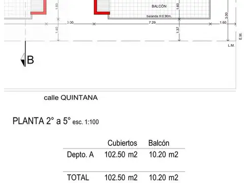 Departamento en Venta de 3 dormitorios