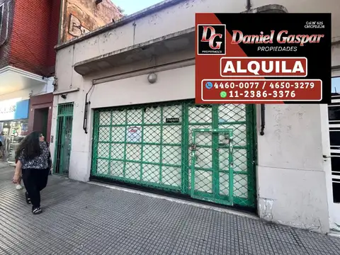 ALQUILER – LOCAL COMERCIAL DE 55 M2 – CENTRO DE VILLA URQUIZA