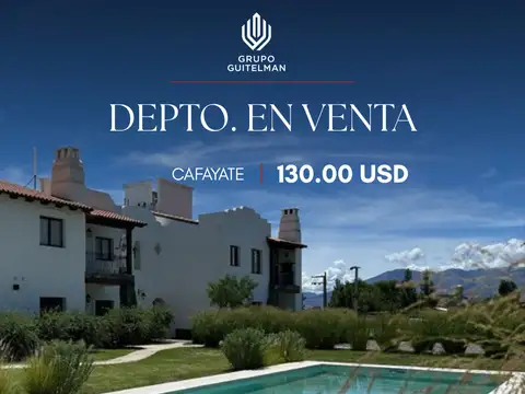 Departamento en venta en Cafayate con pileta y asador