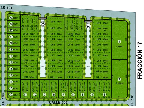 Terreno en Venta 36  mts Fondo