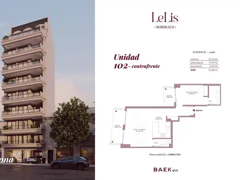 Departamento en Venta Apto profesional