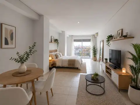 Departamento Monoambiente con 1 baño