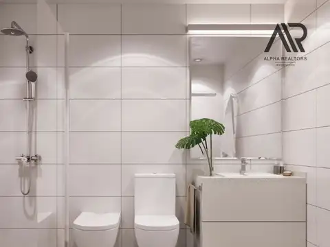 Departamento Monoambiente con 1 baño