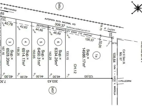 Terreno en Venta 150  mts Fondo