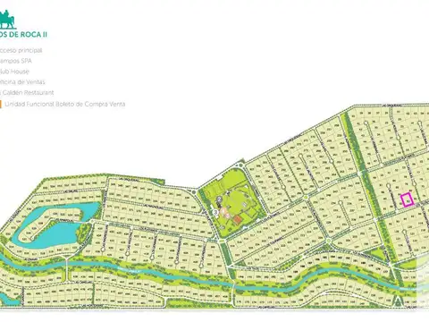 Terreno en venta - 2.490 mts2 - Campos de Roca II