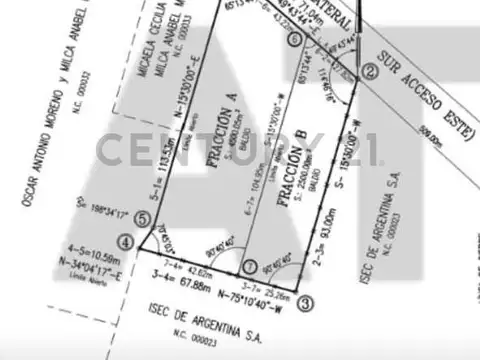 Terreno en Venta 67  mts Frente