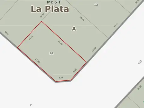Terreno en Venta de 240,0 m2