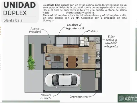 Departamento en Venta en Libertador Gral San Martin, USD 85.000